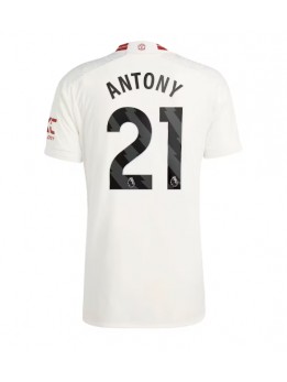 Manchester United Antony #21 Ausweichtrikot 2023-24 Kurzarm